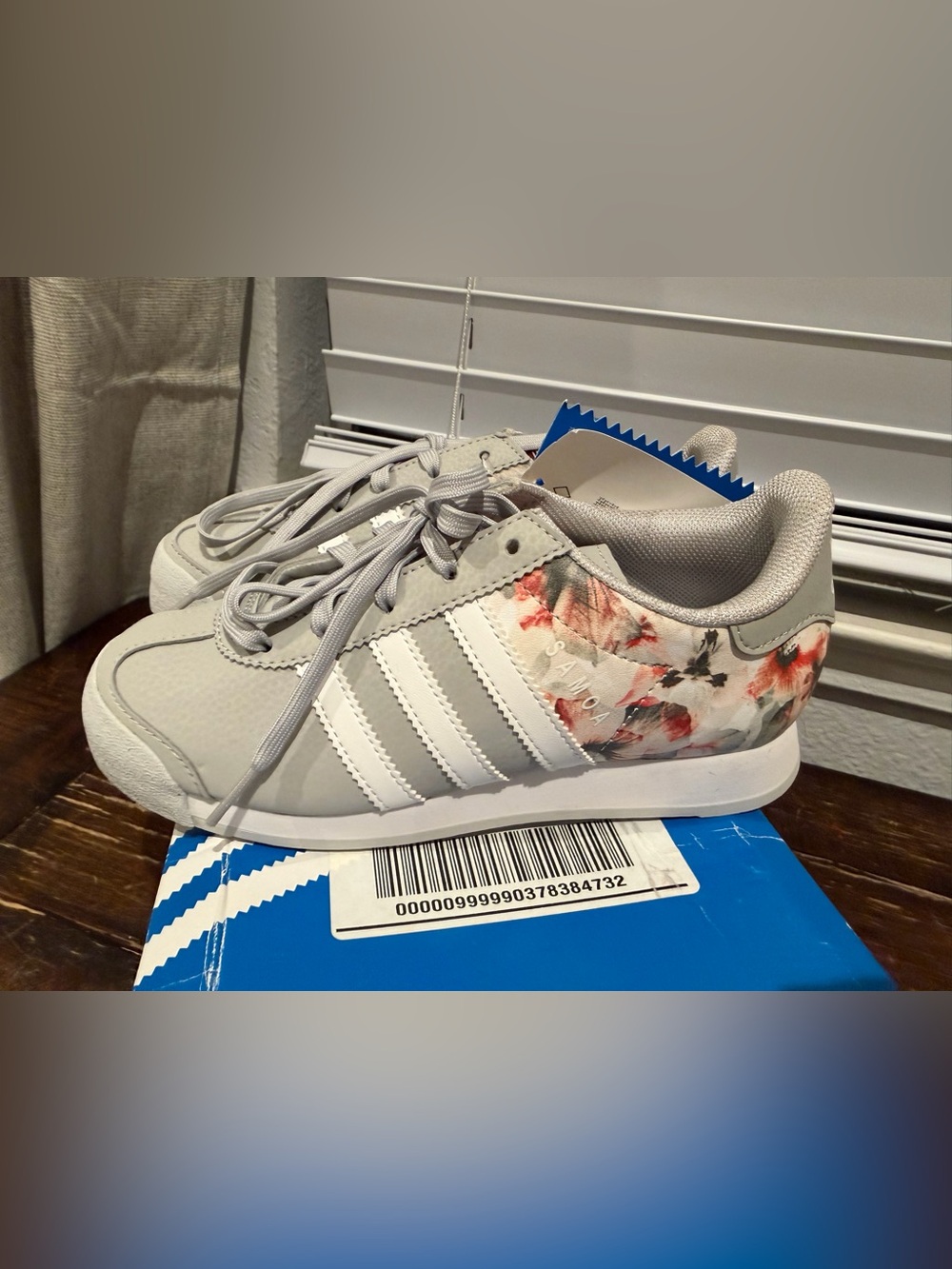 Adidas Somoa Grey Floral Sneakers